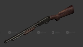 霰弹枪3D模型-25 - Shotgun 3D model-25
