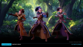 【UE】风格化奇幻少女NPC包 #3  Stylized Fantasy Girls NPC Pack #3