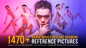 1470+舞蹈动作姿态绘画参考图集 1470+ Dance Moves Gesture Drawing Reference Pictures