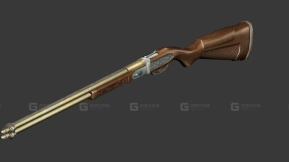 猎枪3D模型-26 - Hunting Gun 3D model-26
