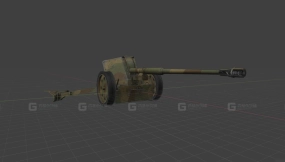 8.8厘米PaK 43 3D模型-35 - 8,8sm PaK 43 3D model-35