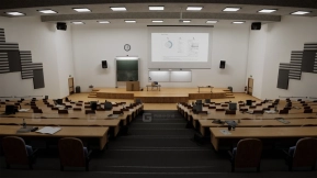 【UE】大学阶梯教室室内环境 University Classroom Interior Environment School Room