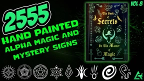 2555个魔法元素和神圣标志 Hand Painted Alpha Magic