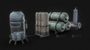 科幻油箱组合包 Scifi gas tank pack