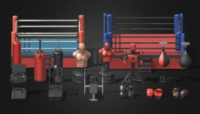 拳击馆设备包 - Boxing Gym Equipment Pack