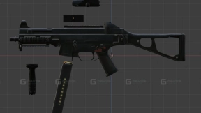 UMP 45冲锋枪-UMP 45 3D model-35