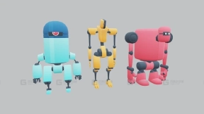 低多边形机器人 - Robot Lowpoly