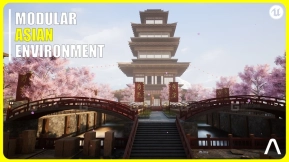 【UE】模块化亚洲中世纪城市  Modular Asian Medieval City