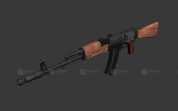 AK-74突击步枪-AK-74 3D model-9