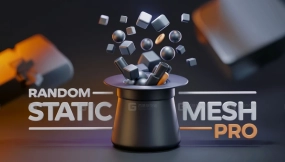 【UE5.4】随机静态网格体生成器 Random Static Mesh Pro