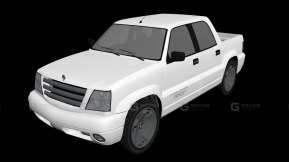 白色皮卡 - FXT 3D model-160