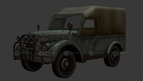 嘎斯69 - GAZ 69 3D model-10