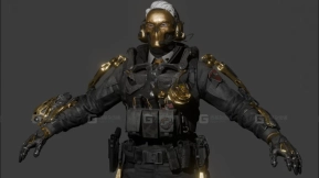 三角洲红狼皮肤 Delta Force Red Wolf Skin