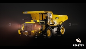 【UE】可驾驶动画重型工程卡车  Driveable Construction Truck Heavy Duty