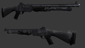 M4霰弹枪 - Shotgun M4 3D model-3