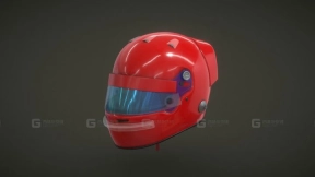 现代F1赛车头盔 Modern F1 Racing Helmet