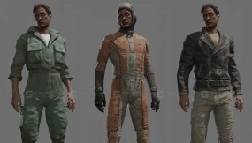 辐射 4 服装与骨骼绑定进行中 Fallout 4 clothes + rig [ongoing]