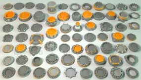 70+工业管道法兰拼接组合部件3 Industrial Kitbash 3 - 70 pieces