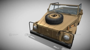 带内饰的军用大众Type 181越野车 - VW Type 181 with interior Army