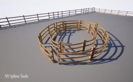 【UE】NV样条线围栏篱笆工具