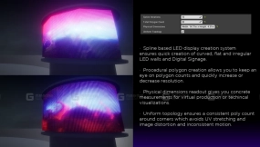 【UE】真实LED标牌与数字显示屏制作器  Real LED Sign and Digital Display Creator