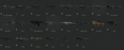 【模型】步枪武器3D模型 Assault Rifles Pack