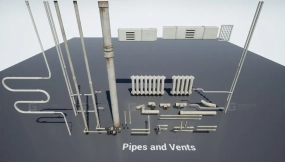 【UE】老旧管道通风口 Post Soviet Pipes and Vents