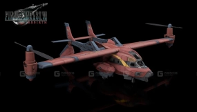 最终幻想7重生小野马号绑定模型 Tiny Bronco [RIGGED] - FF7 Rebirth