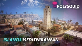 【UE】地中海岛屿城镇和陆军基地  Mediterranean Island Town and Army base