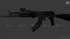 AK-47突击步枪-AK 47 3D model