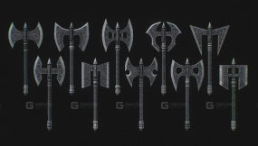 奇幻斧套件 Fantasy axe pack