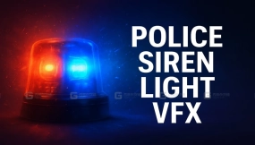 【UE5.5】警车警灯视觉特效  Police Car Siren Light VFX
