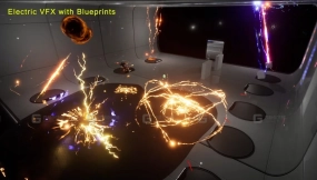 【UE】蓝图闪电特效VFX Electric FX with Blueprint