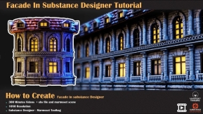 SD程序化建筑立面建模教程 Udemy – Procedural Building Facade Creation in Substance Designer