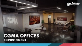 【UE】CGMA工作室办公室场景  CGMA Studio Offices