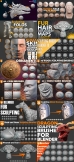 600组雕刻笔刷  Sculpting Brushes