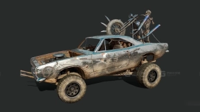 1968普利茅斯梭鱼（疯狂战车） - 1968 Plymouth Barracuda (The Demented Chariot) 3D model-75