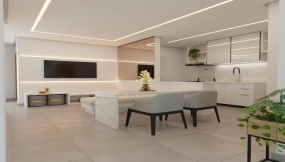 场景-紧凑客厅 - Scene- Compact Living Room
