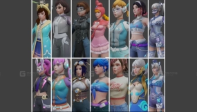 守望先锋D.va皮肤合集 Overwatch D.va skins