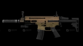 MK16个人防卫武器-MK16 PDW 3D model