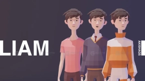 【UE】卡通Lowpoly男孩角色人物模型 Liam - Lowpoly Character