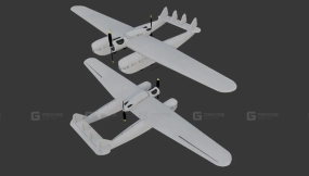 布勒里奥 125 双机身客机  Blériot 125 Twin-Fuselage Airliner