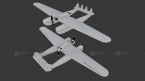 布勒里奥 125 双机身客机  Blériot 125 Twin-Fuselage Airliner