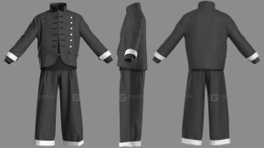 男士舞台潮流皮衣