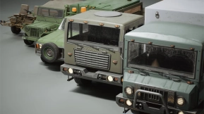 【UE】车辆VOL.10军事车辆 (低多边形)  Vehicles VOL.10 - Military (Low Poly)