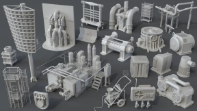 20+工厂道具 Factory Units 5 - 20 pieces