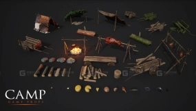【UE】营地 - 游戏道具  Camp - Game Props