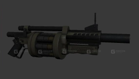 拾取式榴弹发射器3D模型-77 - PickUp grenade launcher 3D model-77