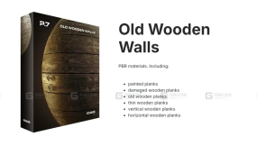 老旧木墙材质包  Old Wooden Walls