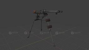 MG-42通用机枪3D模型-42 - MG-42 3D model-42